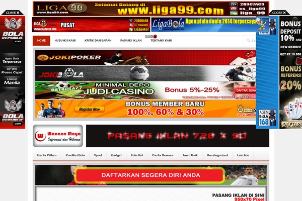 Newswire theme site design template sample