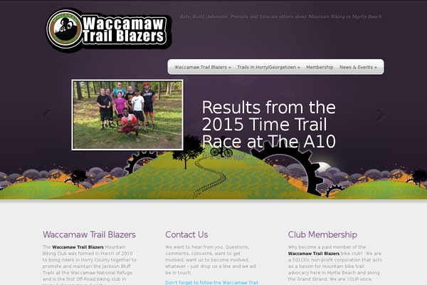 waccamawtrailblazers.com site used Webly