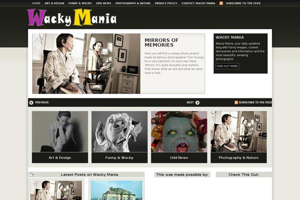 Aperture theme site design template sample