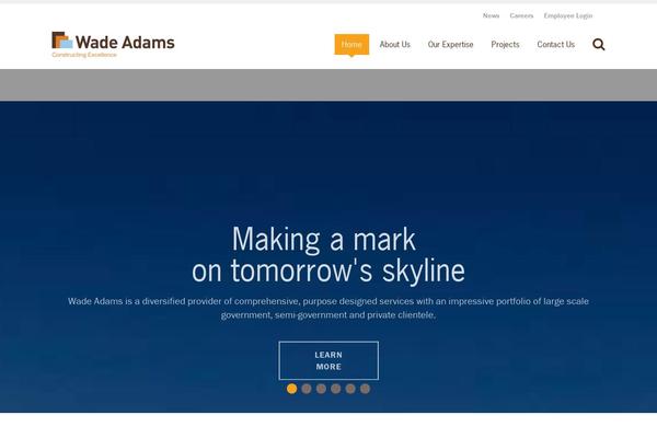 wadeadams.com site used Vb-responsive