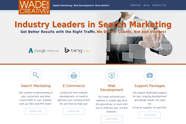 Wcn theme site design template sample