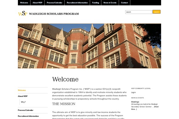 Academica theme site design template sample