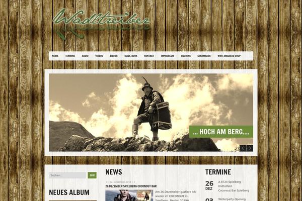 Soundboard theme site design template sample