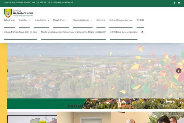 Avada theme site design template sample