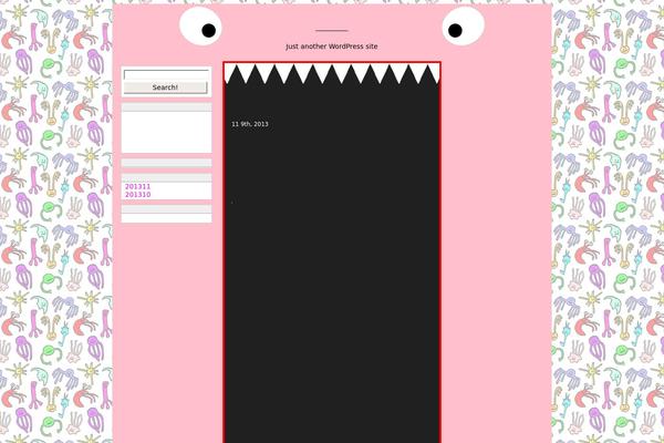 Omnommonster theme site design template sample