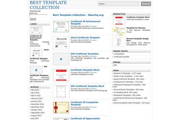 Do’a Ibu theme site design template sample