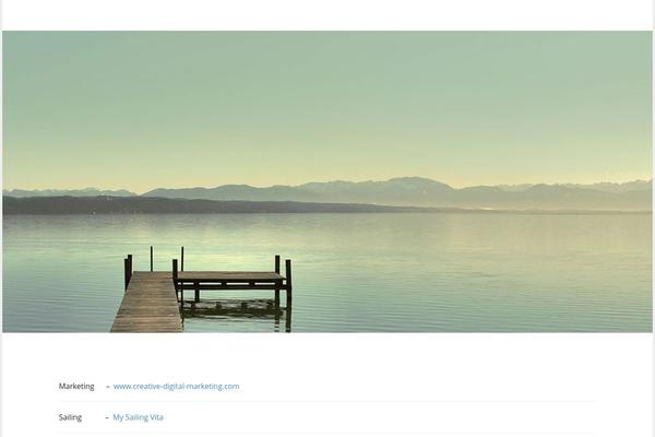 Matheson theme site design template sample