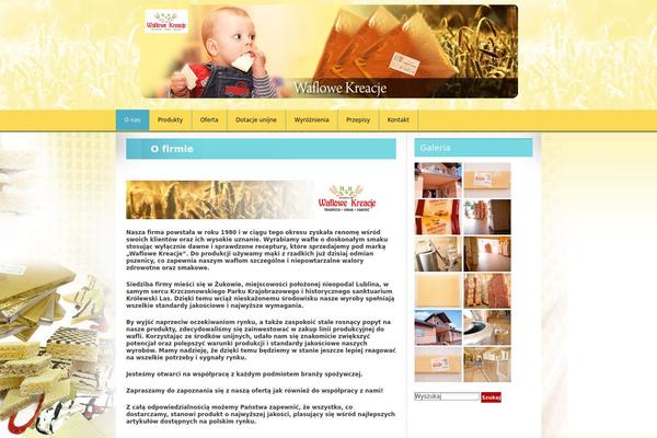 iDream theme site design template sample