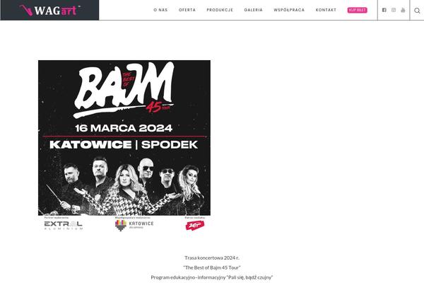 wagart.eu site used Boo