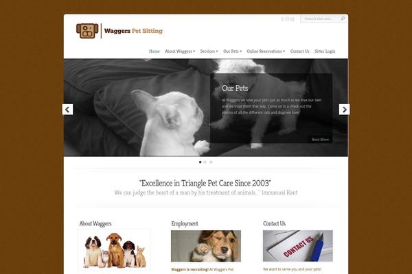 Chameleon theme site design template sample