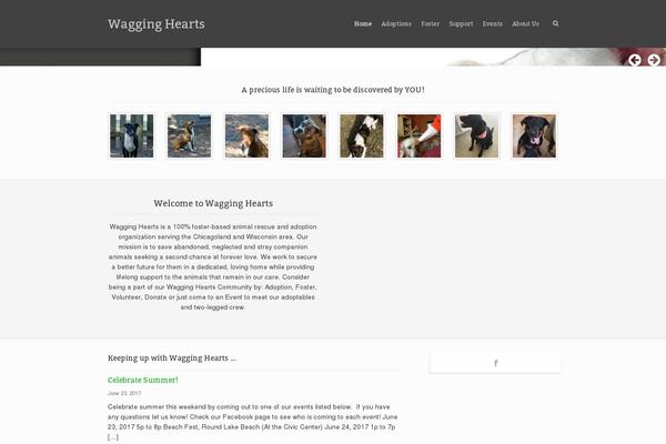 Rescue theme site design template sample