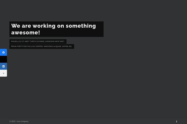 Site using Socialsnap plugin