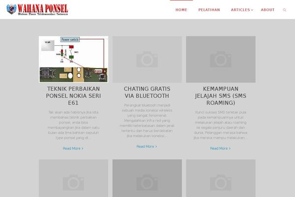 Fluida theme site design template sample
