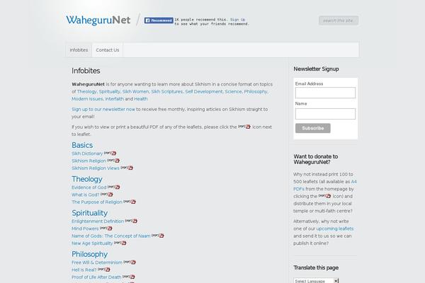 Minimal theme site design template sample