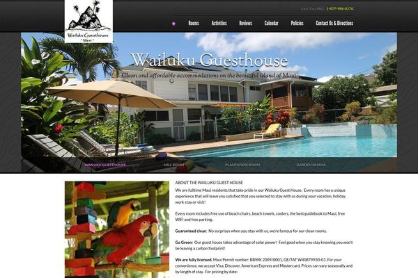 Voyage Parent theme site design template sample