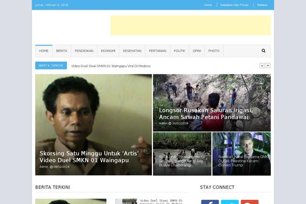 VMag theme site design template sample