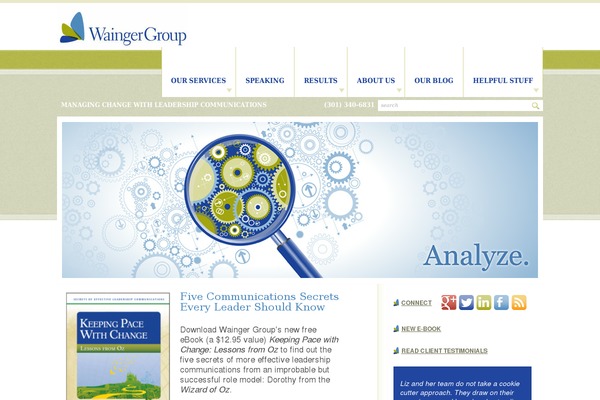 Wg theme site design template sample
