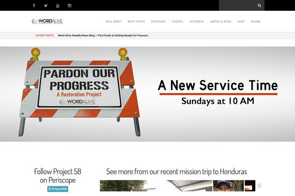 NativeChurch theme site design template sample