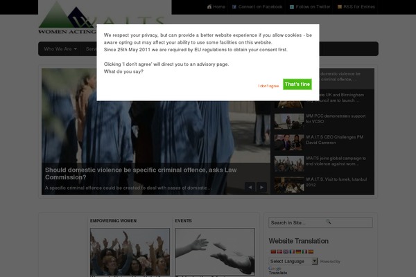 Site using Embedly plugin