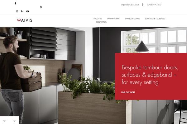 Theratio-child theme site design template sample