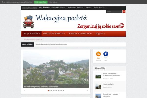 Cherry theme site design template sample