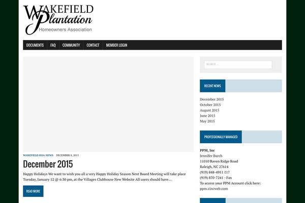 MH Newsdesk lite theme site design template sample