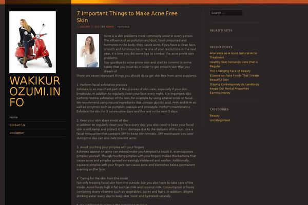 Sunspot theme site design template sample