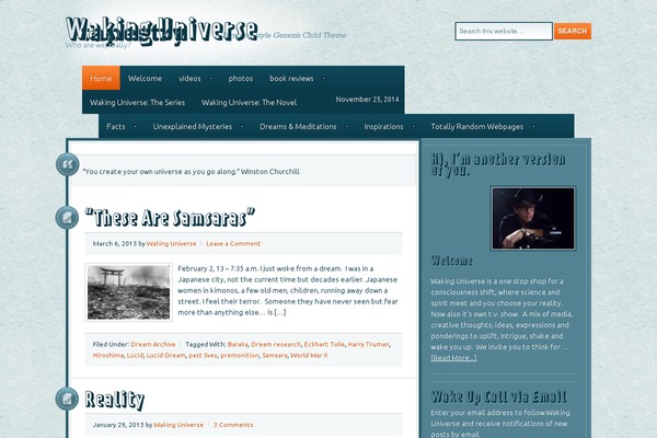 wakinguniverse.com site used Mystik