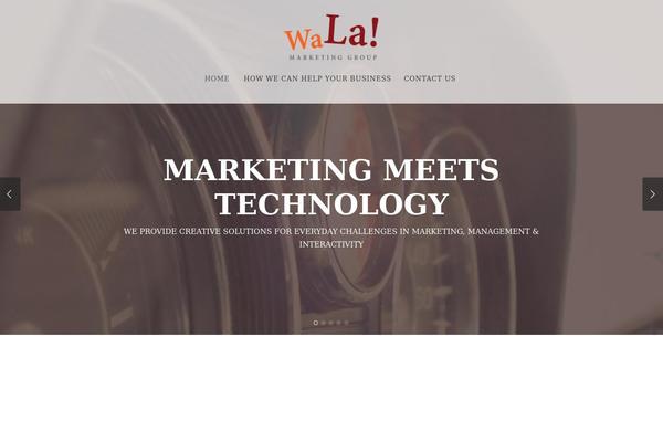 Story theme site design template sample