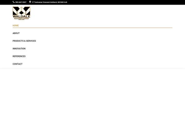 The7 theme site design template sample