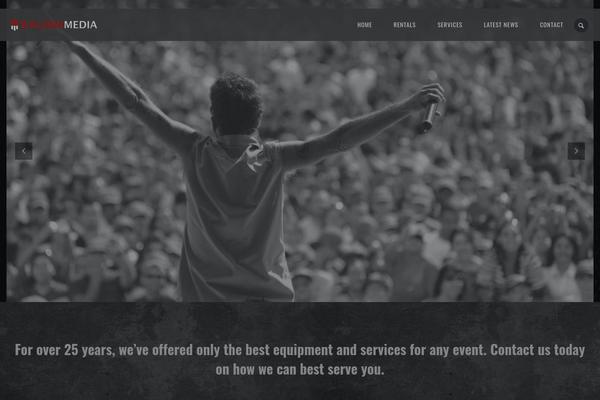 Site using Simple Sticky Footer plugin