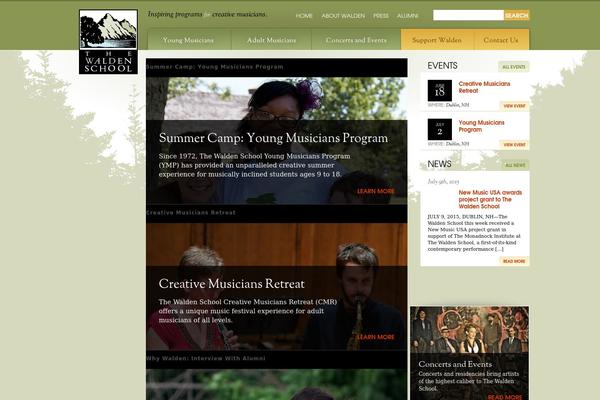 waldenschool.org site used Walden