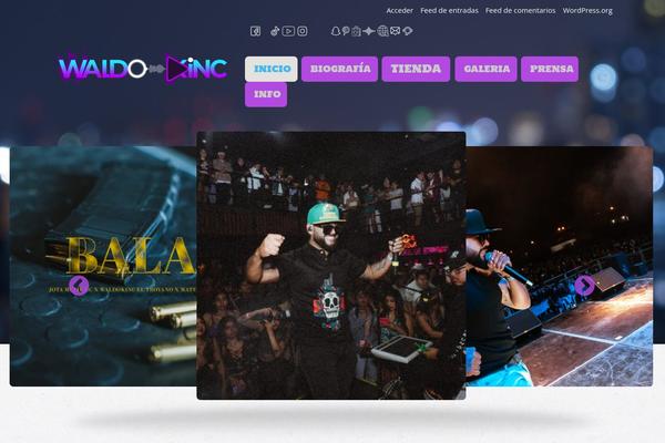 Site using WP Blog and Widget plugin