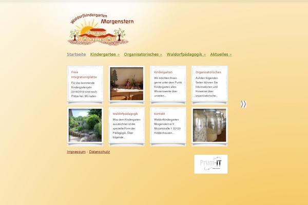 WordPress website example screenshot