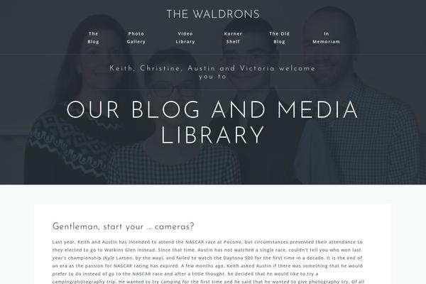Astrid theme site design template sample
