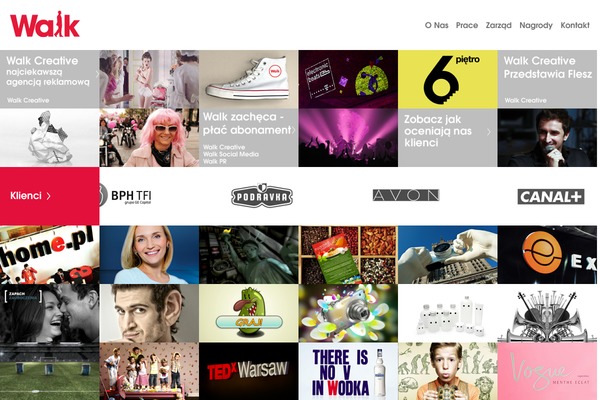 Walk theme site design template sample
