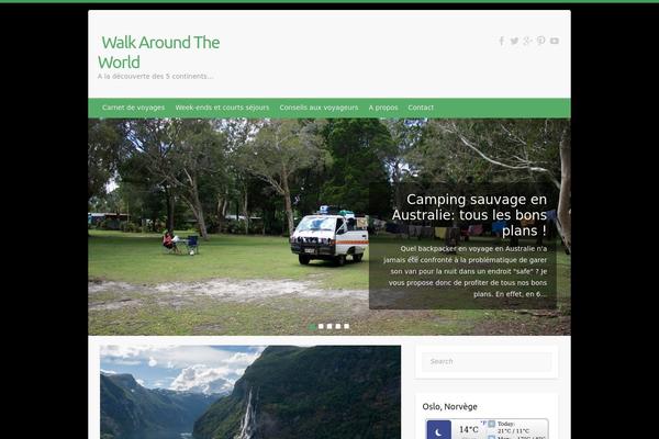 Travelify theme site design template sample