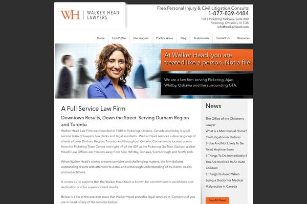 Iconic One theme site design template sample