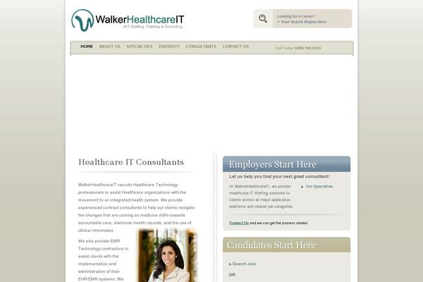 Walker theme site design template sample