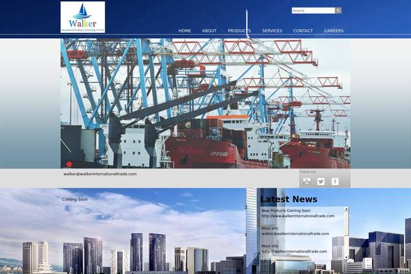 Walker theme site design template sample