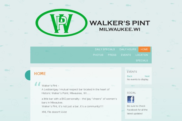 Something Fishy theme site design template sample