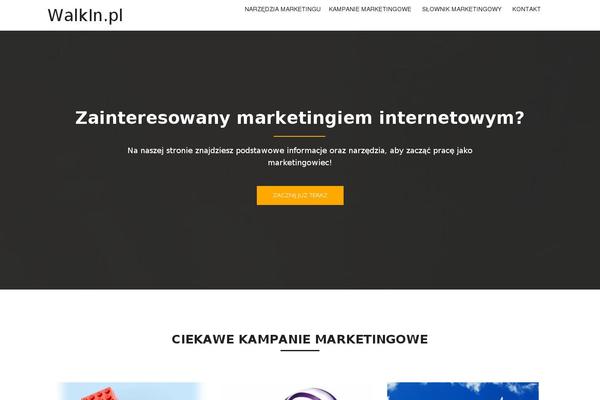 Rocked theme site design template sample