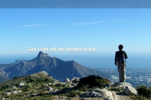 Trek theme site design template sample