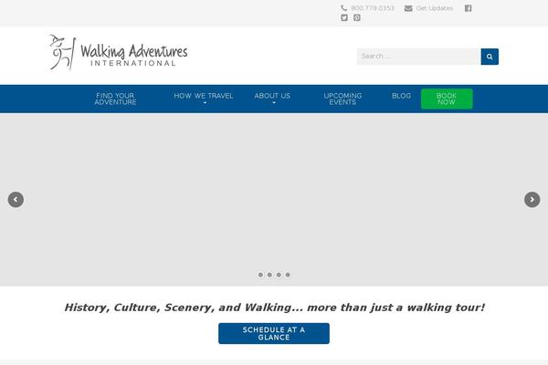 walkingadventures.com site used Bootstrap