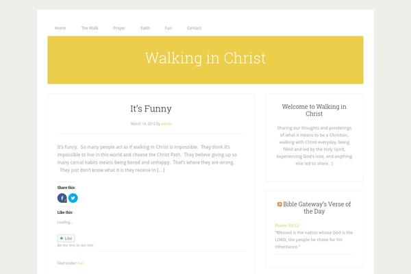 walkinginchrist.org site used Wic