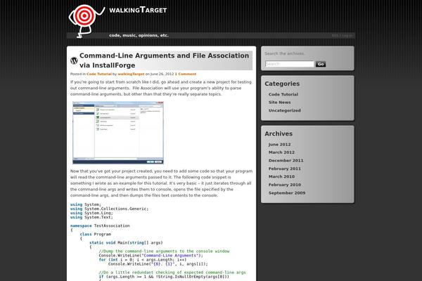 Anvil theme site design template sample