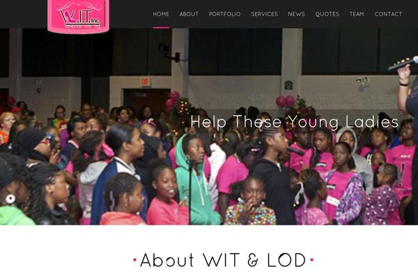 Gothica theme site design template sample