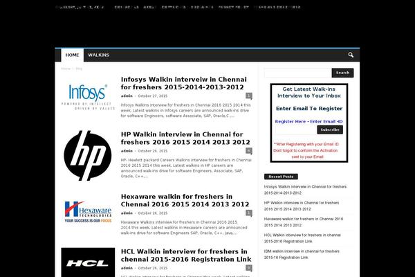 NewsMag theme site design template sample