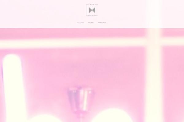 Kinetika theme site design template sample