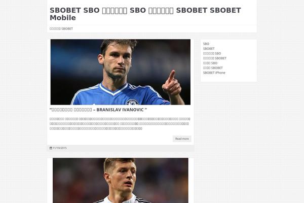 NEBlue theme site design template sample